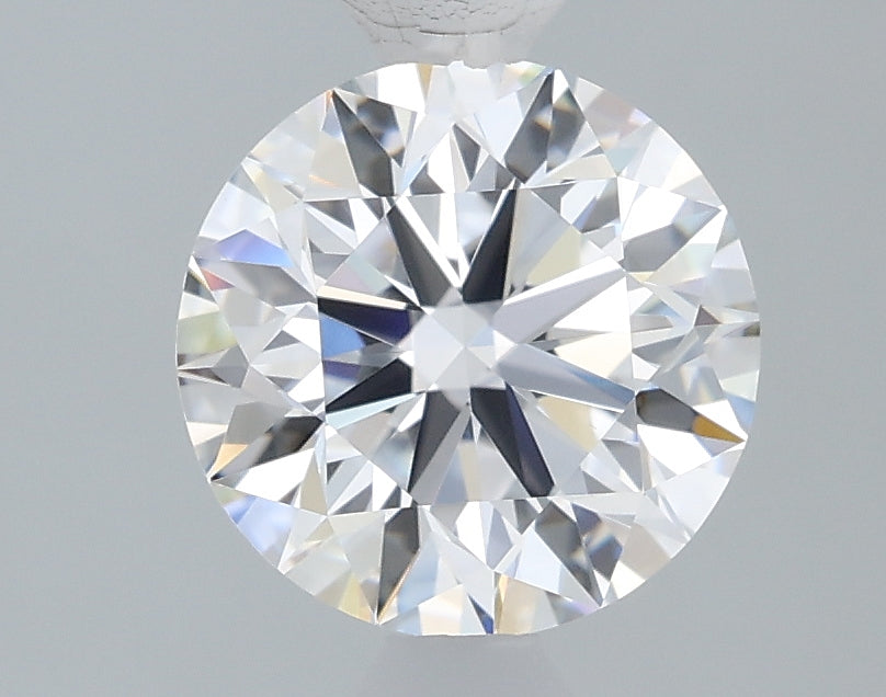 1.25 Carat Round Lab Diamond with  Cut Diamond in 14KT  view 1
