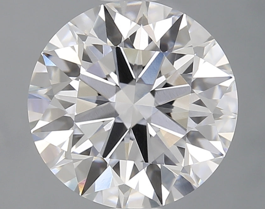 2.15 Carat Round Lab Diamond with  Cut Diamond in 14KT  view 1
