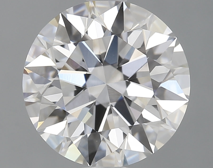 1.57 Carat Round Lab Diamond with  Cut Diamond in 14KT  view 1
