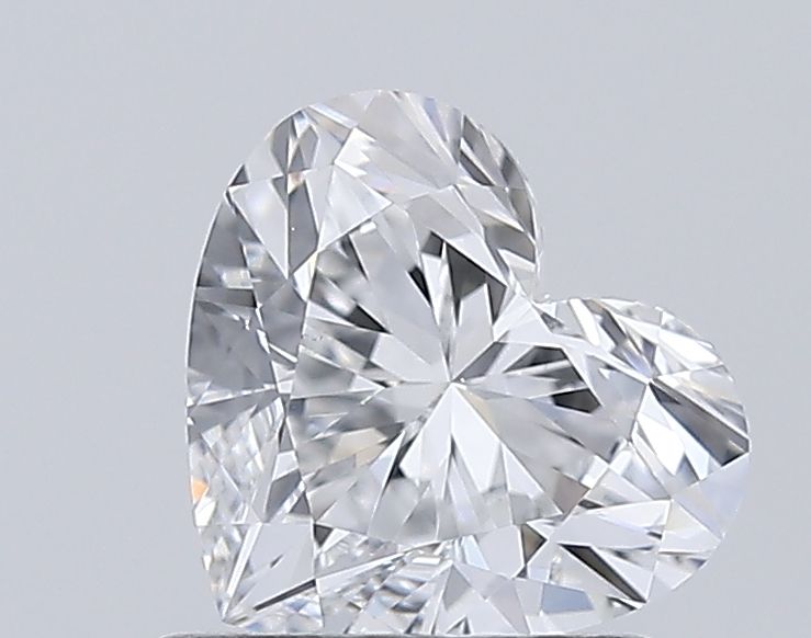 0.9 Carat Heart Lab Diamond with  Cut Diamond in 14KT  view 1
