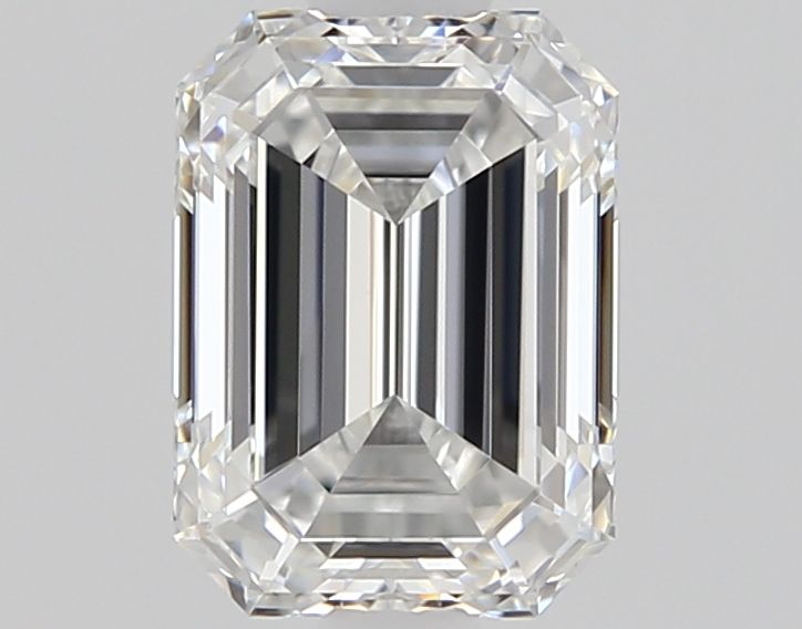0.8 Carat Emerald Natural Diamond with  Cut Diamond in 14KT  view 1
