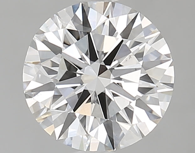1.69 Carat Round Lab Diamond with  Cut Diamond in 14KT  view 1

