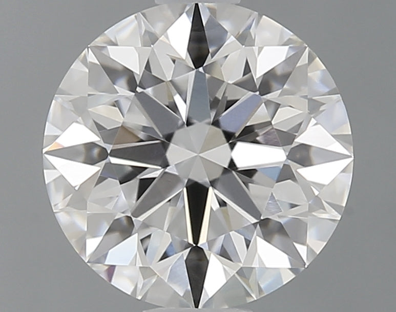 1.01 Carat Round Lab Diamond with  Cut Diamond in 14KT  view 1
