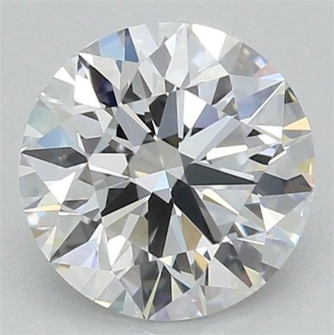 2.71 Carat Round Lab Diamond with  Cut Diamond in 14KT  view 1
