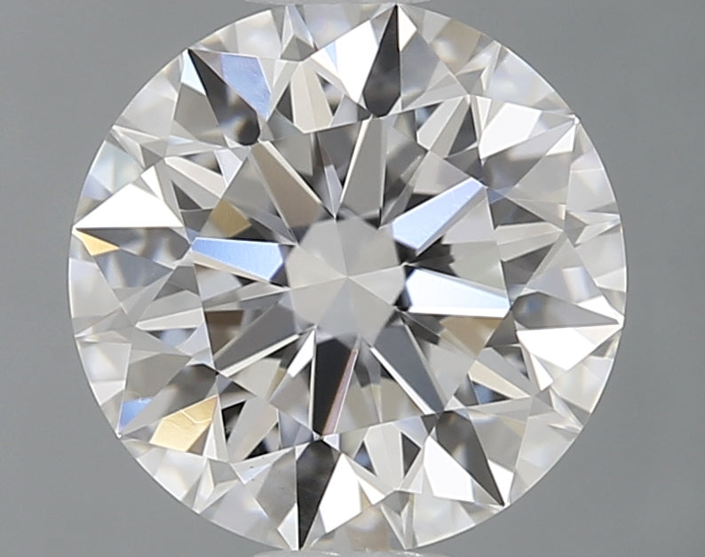 1.14 Carat Round Lab Diamond with  Cut Diamond in 14KT  view 1
