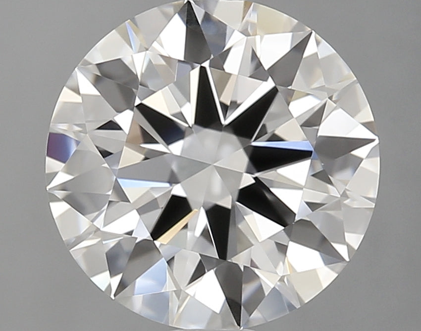 2.0 Carat Round Lab Diamond with  Cut Diamond in 14KT  view 1
