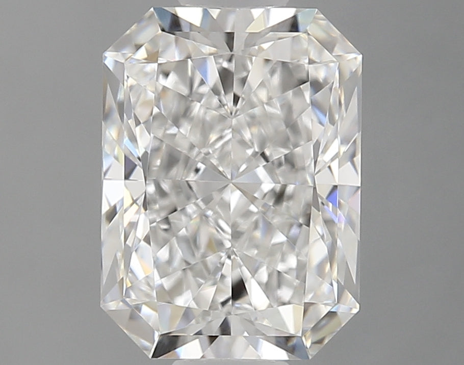 1.46 Carat Radiant Lab Diamond with  Cut Diamond in 14KT  view 1
