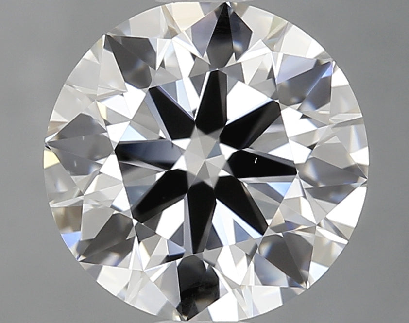 1.79 Carat Round Lab Diamond with  Cut Diamond in 14KT  view 1
