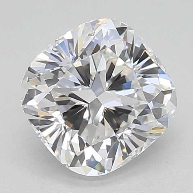1.53 Carat Cushion Lab Diamond with  Cut Diamond in 14KT  view 1
