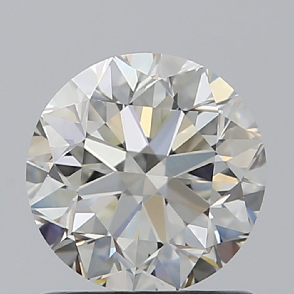 1.01 Carat Round Natural Diamond with  Cut Diamond in 14KT  view 1
