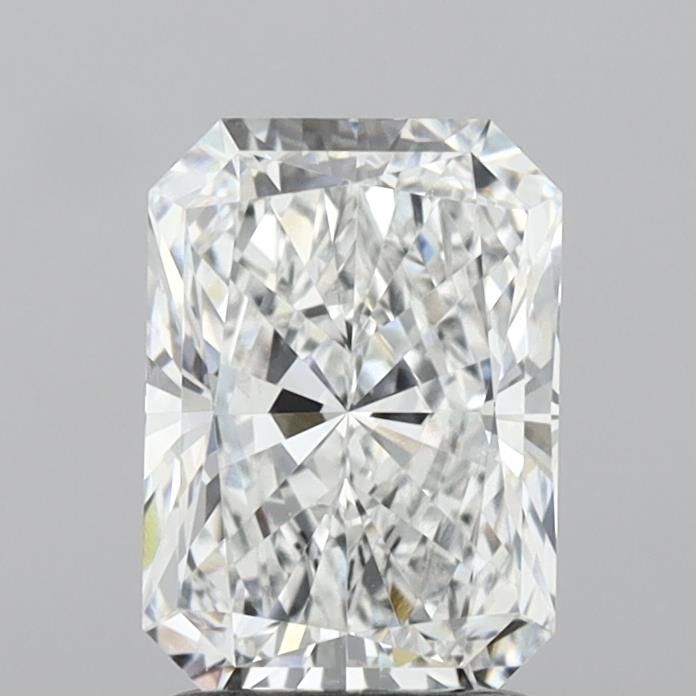 1.76 Carat Radiant Lab Diamond with  Cut Diamond in 14KT  view 1
