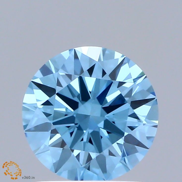 1.01 Carat Round Lab Diamond with  Cut Diamond in 14KT  view 1

