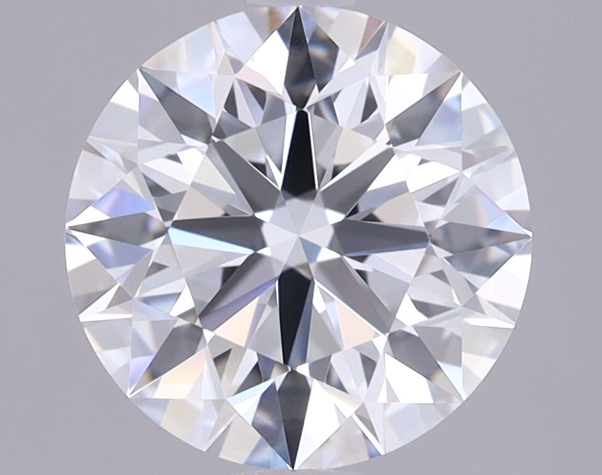 2.09 Carat Round Lab Diamond with  Cut Diamond in 14KT  view 1
