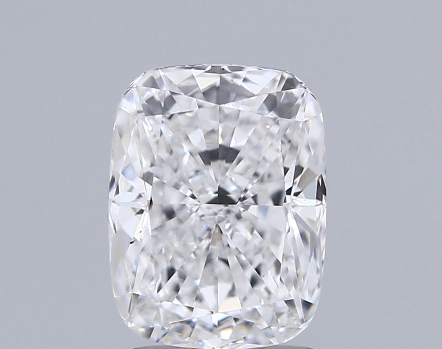 1.91 Carat Cushion Lab Diamond with  Cut Diamond in 14KT  view 1
