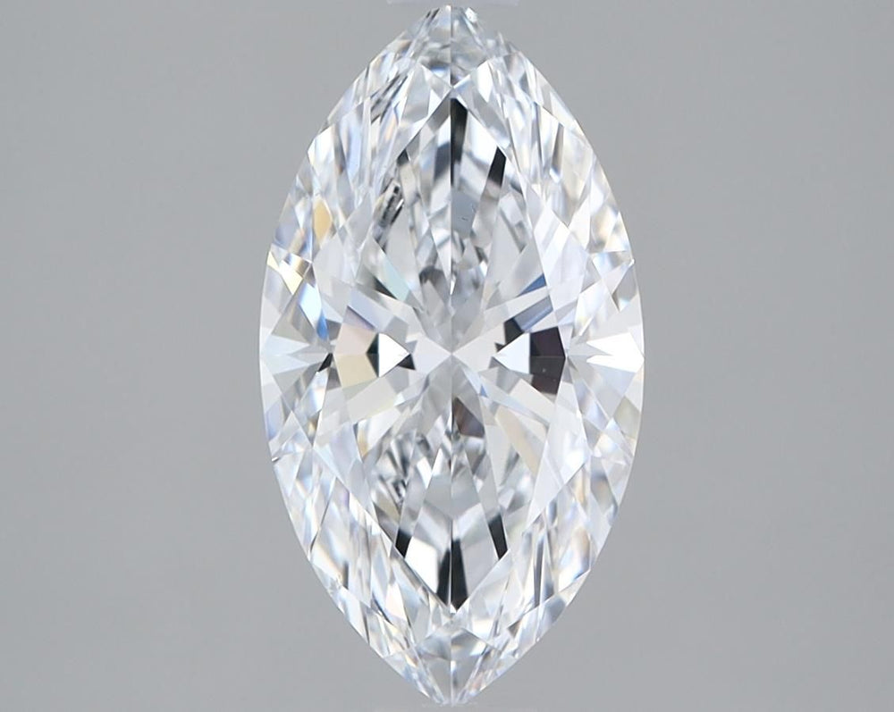 2.02 Carat Marquise Lab Diamond with  Cut Diamond in 14KT  view 1
