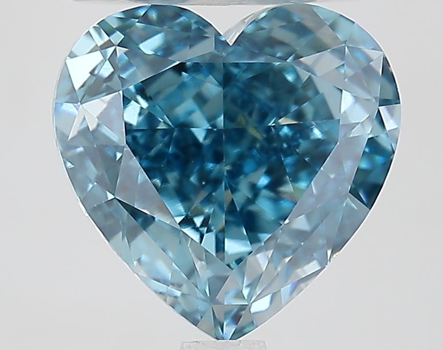 2.93 Carat Heart Lab Diamond with  Cut Diamond in 14KT  view 1
