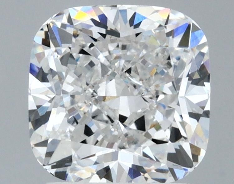 2.1 Carat Cushion Lab Diamond with  Cut Diamond in 14KT  view 1
