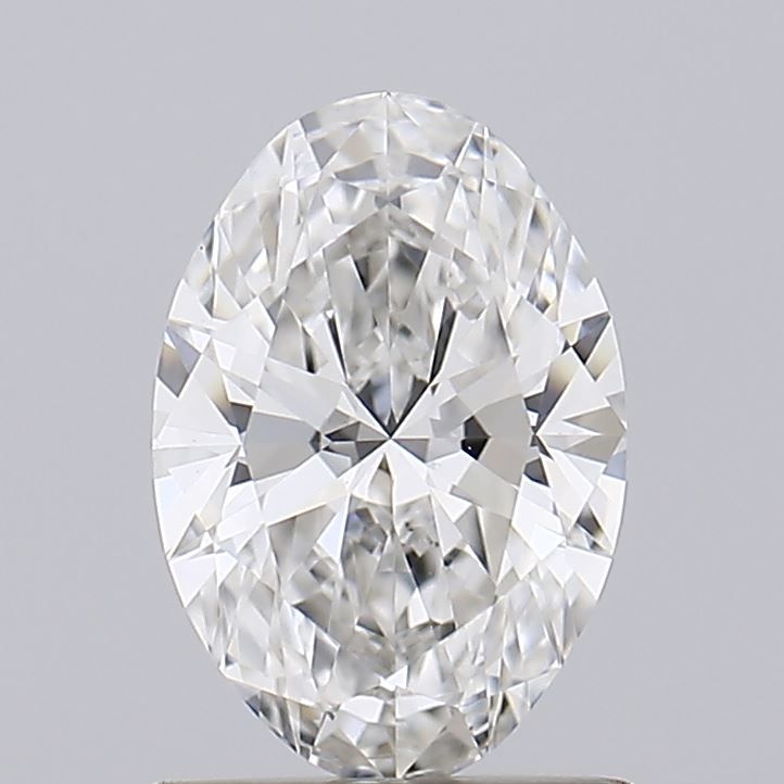 1.0 Carat Oval Lab Diamond with  Cut Diamond in 14KT  view 1
