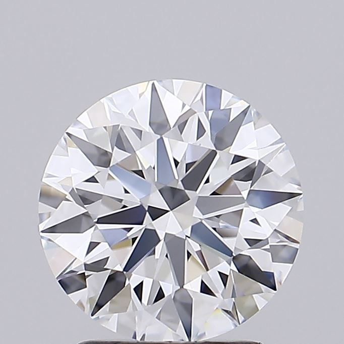 2.1 Carat Round Lab Diamond with  Cut Diamond in 14KT  view 1
