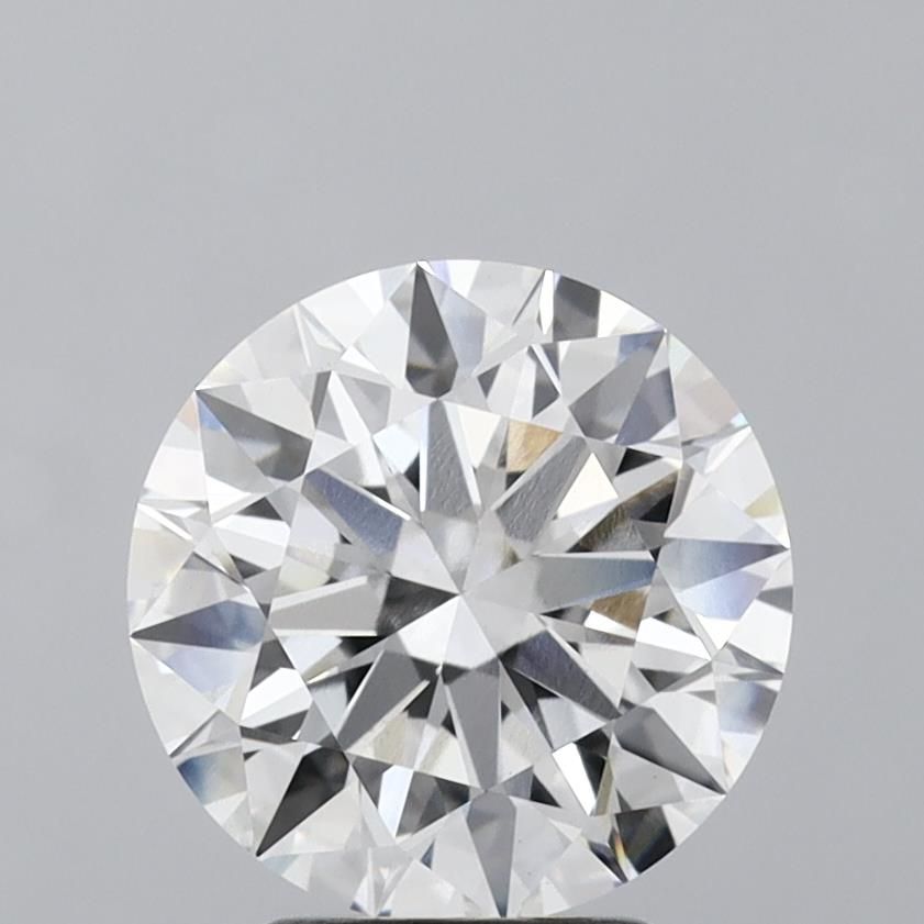 3.33 Carat Round Lab Diamond with  Cut Diamond in 14KT  view 1

