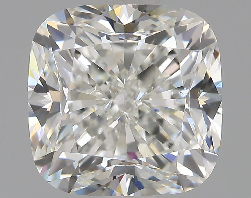 2.01 Carat CUSHION Natural Diamond with  Cut Diamond in 14KT  view 1
