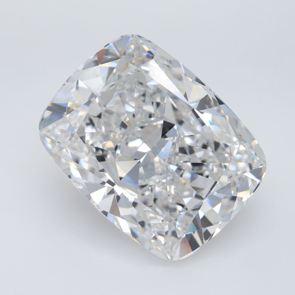 13.31 Carat Cushion Lab Diamond with  Cut Diamond in 14KT  view 1
