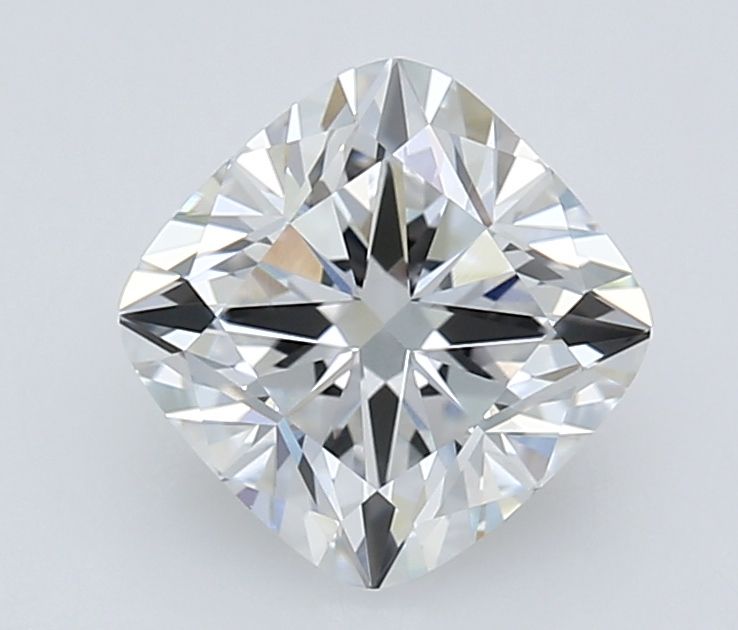 1.75 Carat Cushion Lab Diamond with  Cut Diamond in 14KT  view 1

