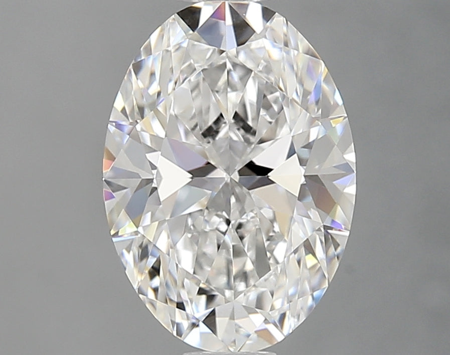 1.75 Carat Oval Lab Diamond with  Cut Diamond in 14KT  view 1
