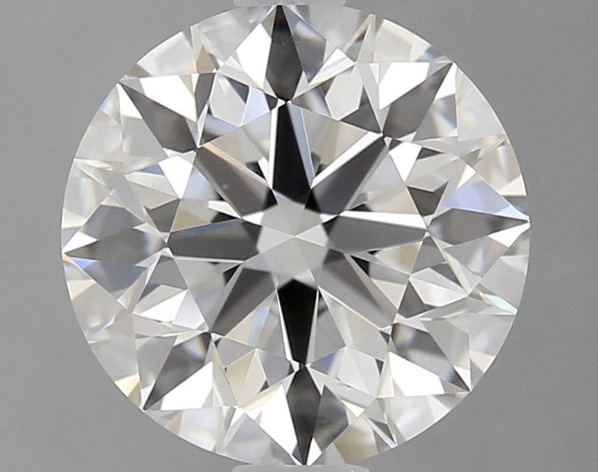 1.68 Carat Round Lab Diamond with  Cut Diamond in 14KT  view 1
