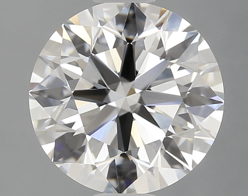 1.7 Carat Round Lab Diamond with  Cut Diamond in 14KT  view 1
