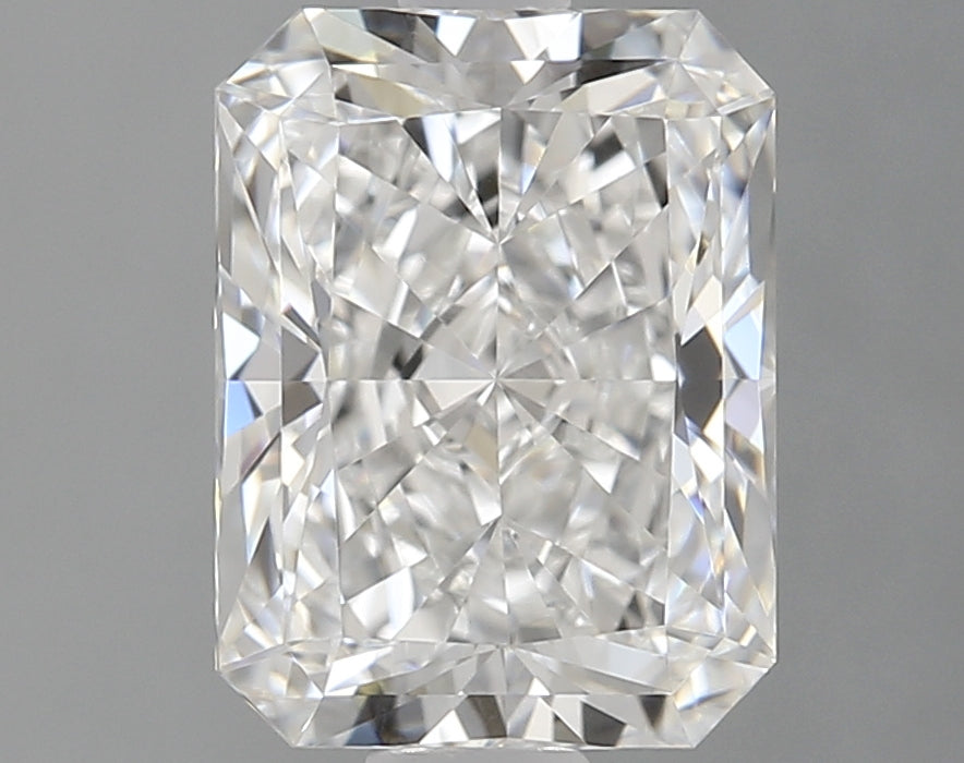 1.5 Carat Radiant Lab Diamond with  Cut Diamond in 14KT  view 1
