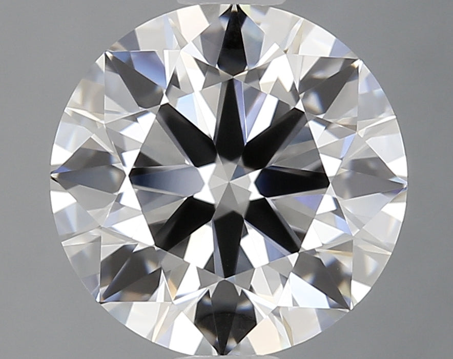 2.01 Carat Round Lab Diamond with  Cut Diamond in 14KT  view 1
