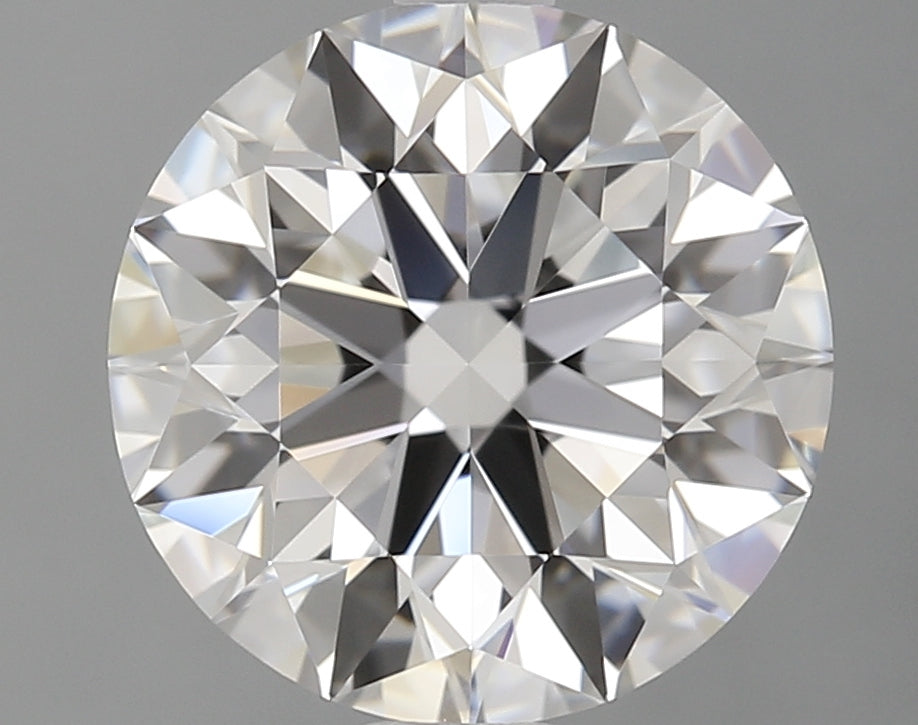 2.1 Carat Round Lab Diamond with  Cut Diamond in 14KT  view 1
