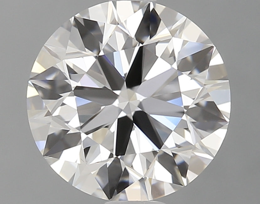 1.6 Carat Round Lab Diamond with  Cut Diamond in 14KT  view 1
