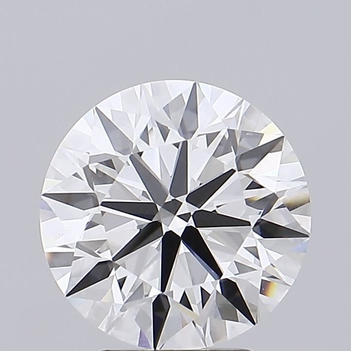3.81 Carat Round Lab Diamond with  Cut Diamond in 14KT  view 1
