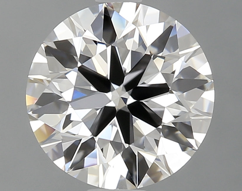 1.5 Carat Round Lab Diamond with  Cut Diamond in 14KT  view 1
