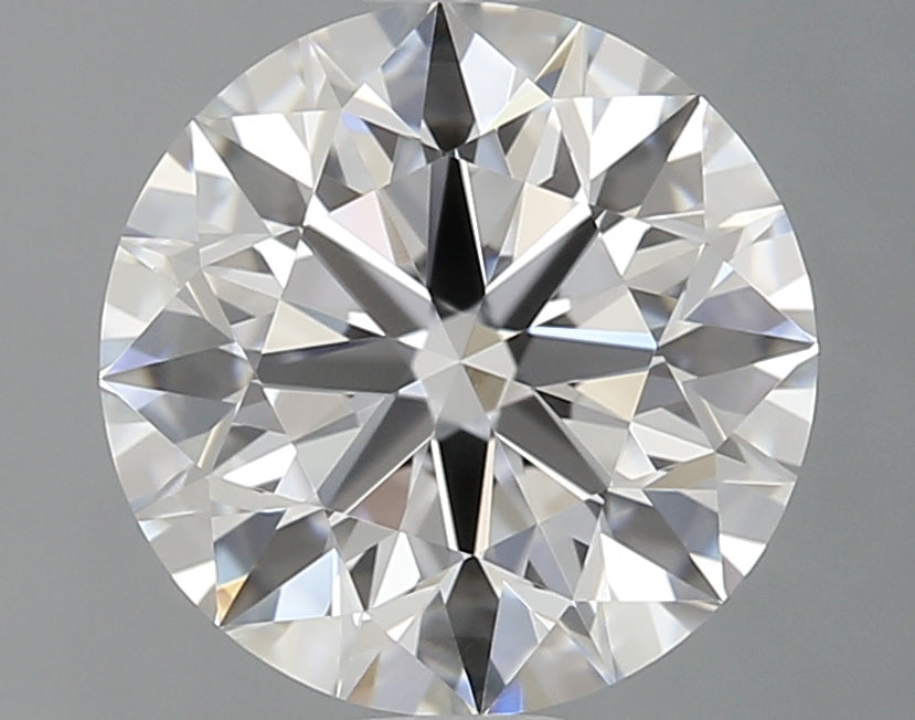 1.5 Carat Round Lab Diamond with  Cut Diamond in 14KT  view 1
