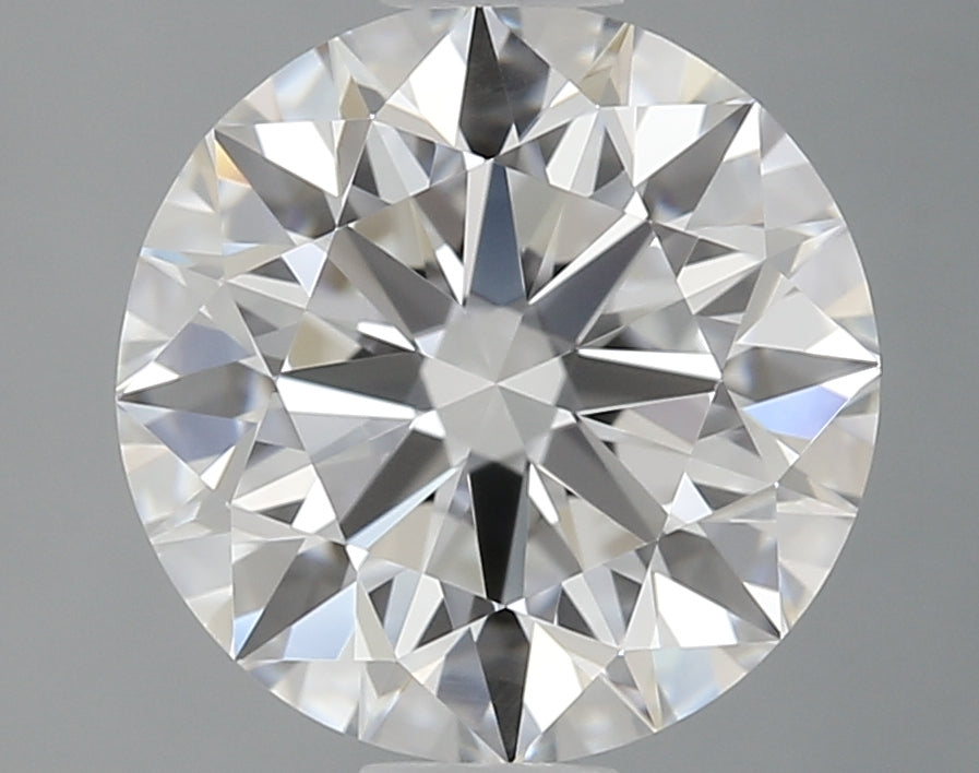 1.67 Carat Round Lab Diamond with  Cut Diamond in 14KT  view 1
