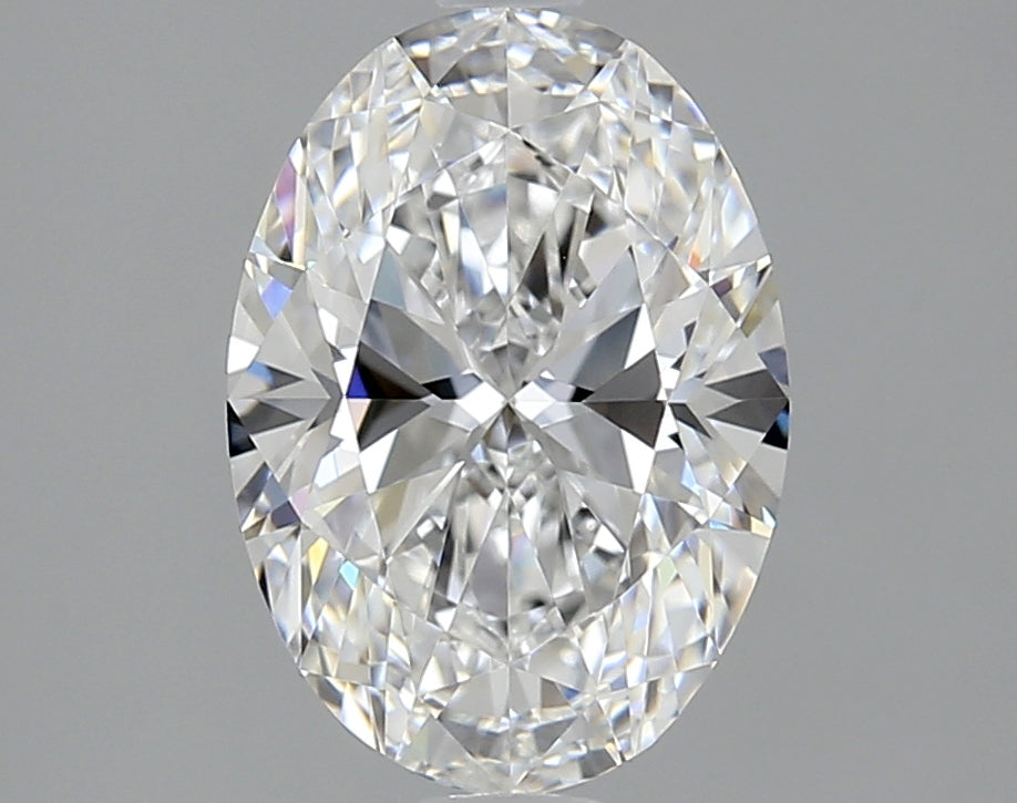 2.0 Carat Oval Lab Diamond with  Cut Diamond in 14KT  view 1
