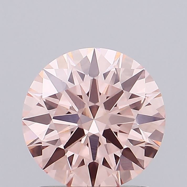 1.27 Carat Round Lab Diamond with  Cut Diamond in 14KT  view 1
