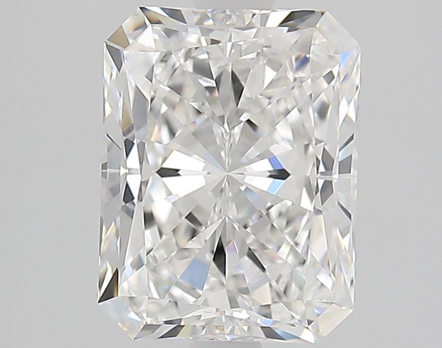 1.8 Carat Radiant Natural Diamond with  Cut Diamond in 14KT  view 1
