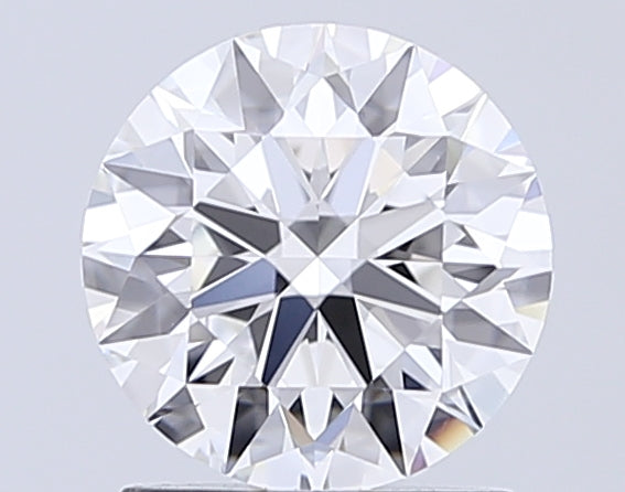 1.42 Carat Round Lab Diamond with  Cut Diamond in 14KT  view 1
