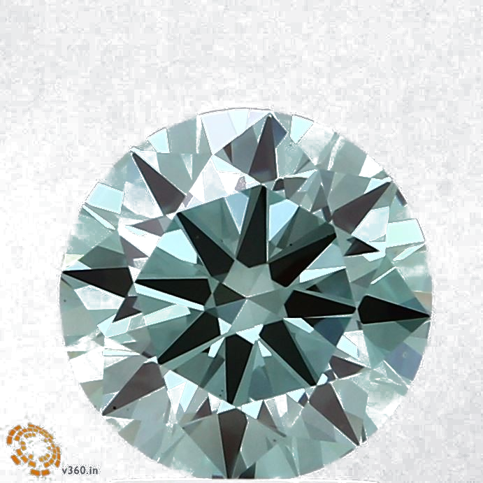 1.99 Carat Round Lab Diamond with  Cut Diamond in 14KT  view 1
