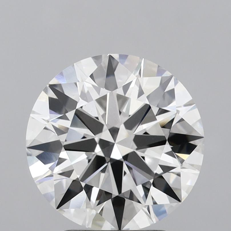 3.5 Carat Round Lab Diamond with  Cut Diamond in 14KT  view 1
