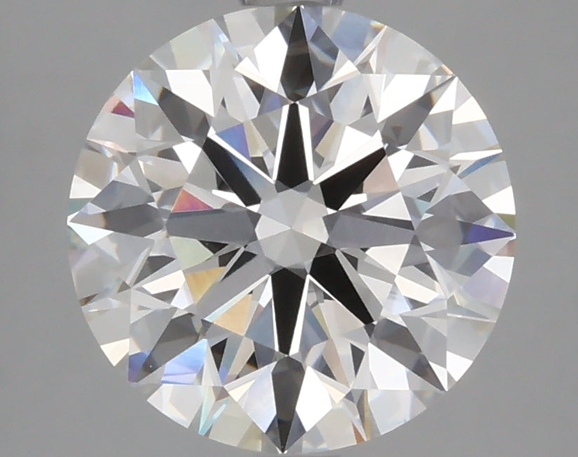 2.81 Carat Round Lab Diamond with  Cut Diamond in 14KT  view 1
