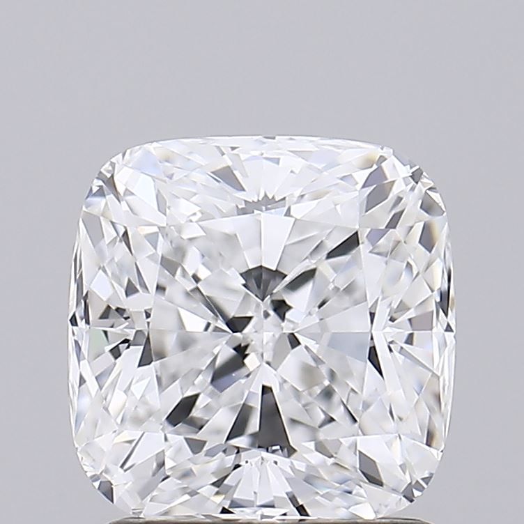 1.5 Carat Cushion Lab Diamond with  Cut Diamond in 14KT  view 1
