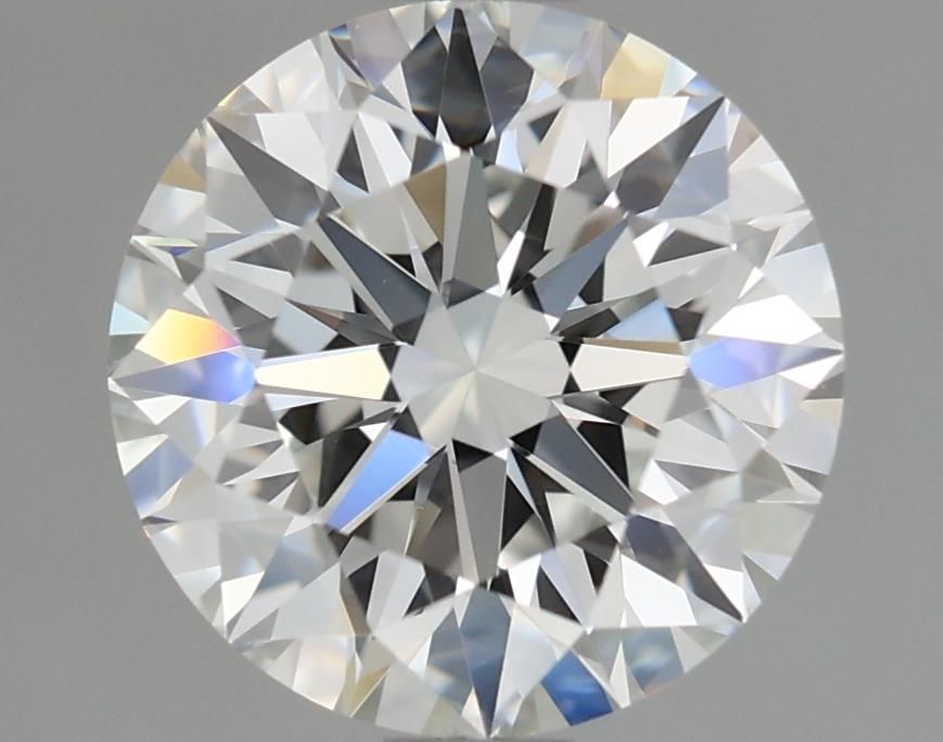 1.8 Carat Round Lab Diamond with  Cut Diamond in 14KT  view 1
