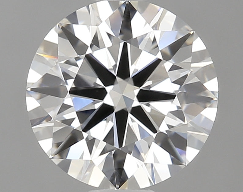 1.33 Carat Round Lab Diamond with  Cut Diamond in 14KT  view 1

