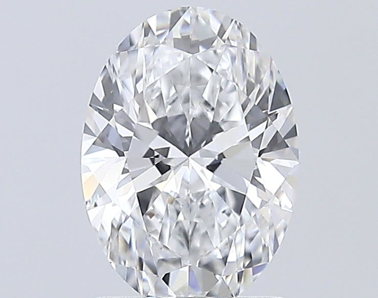 1.66 Carat Oval Lab Diamond with  Cut Diamond in 14KT  view 1
