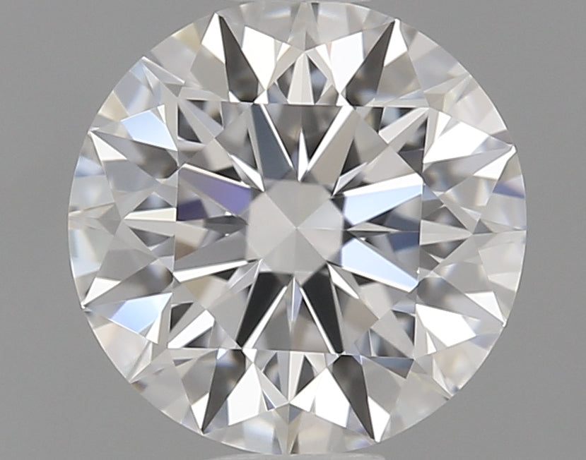 1.01 Carat Round Lab Diamond with  Cut Diamond in 14KT  view 1
